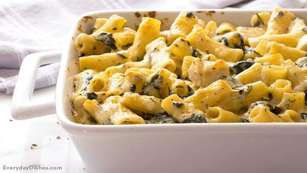 How To Make Chicken And Spinach Rigatoni Casserole
