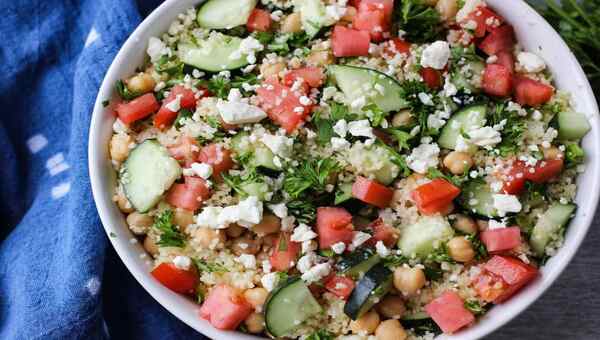 How To Make Couscous-chickpea Salad