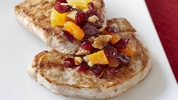 How To Make Pork Medallions With Cranberries And Apples