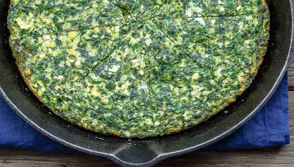 How To Make Spinach Feta Frittata