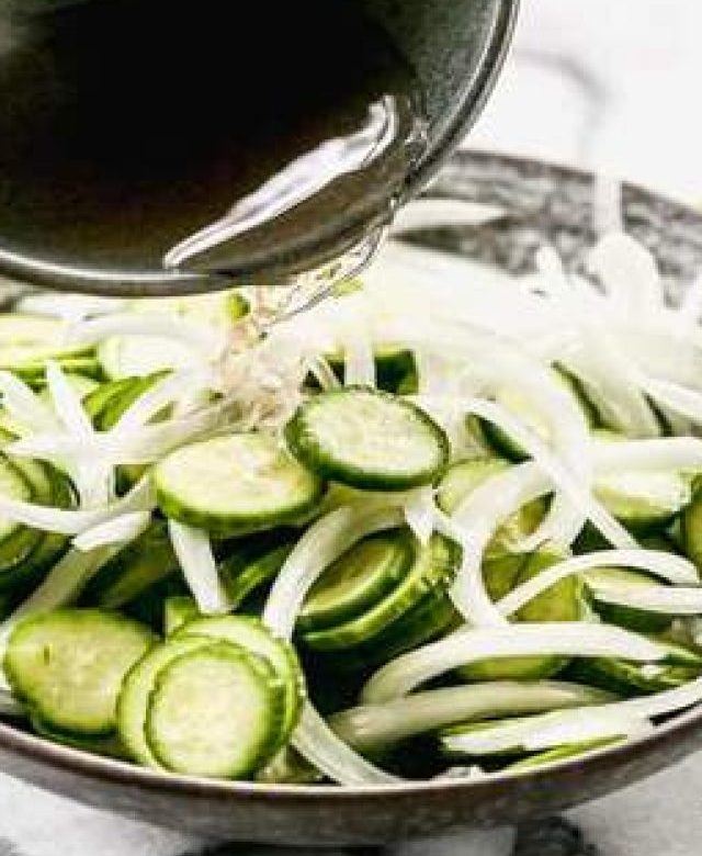 cucumber onion salad