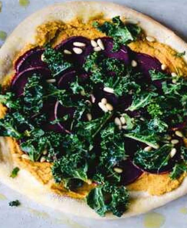 Hummus-Pizza