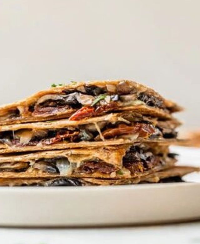 Mushroom Quesadilla