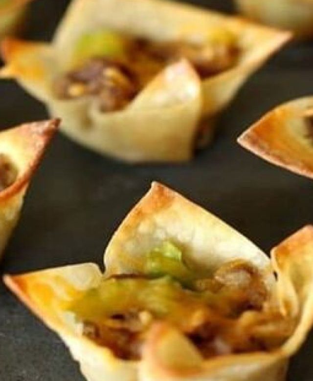 sausage wonton appetizers