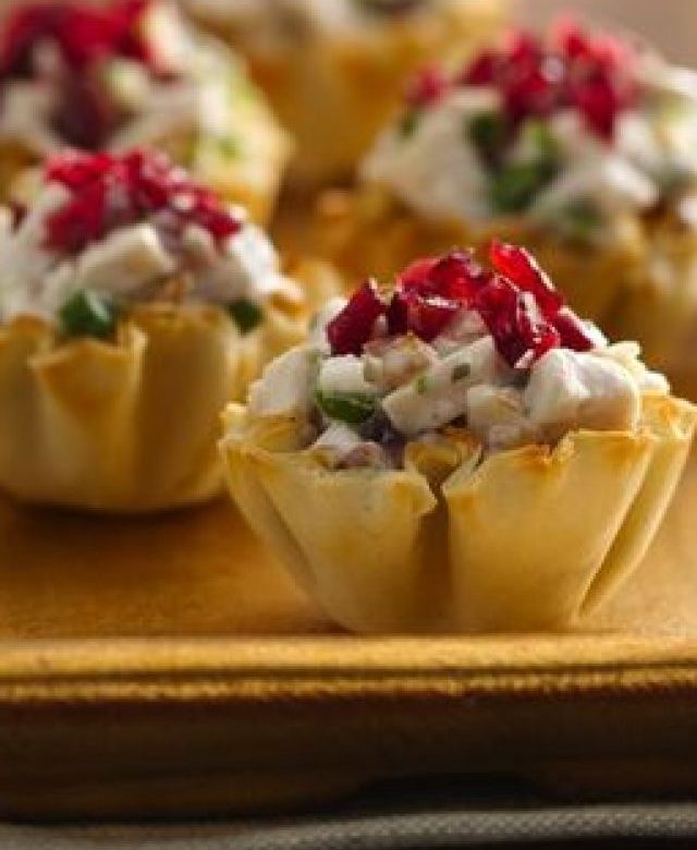 Chicken Phyllo Mini Tarts