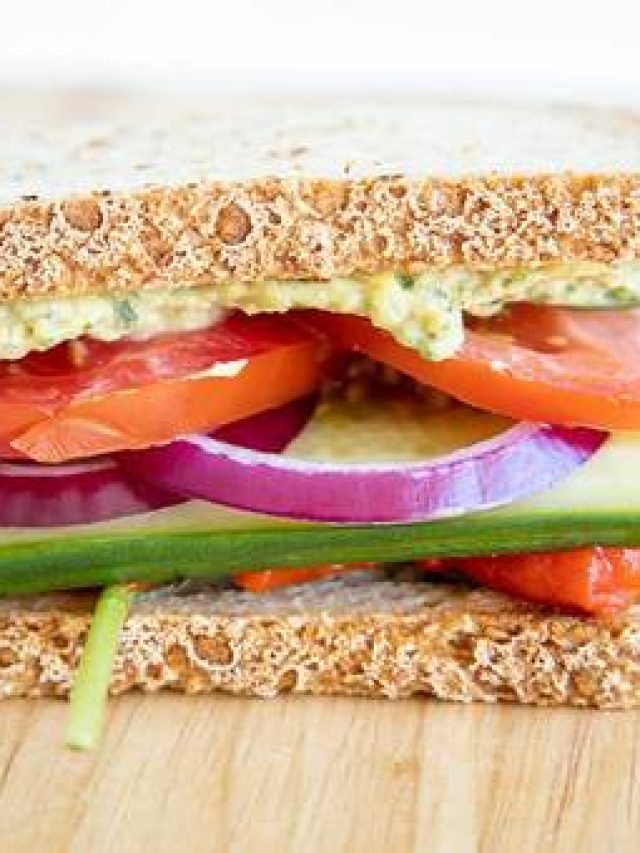 Hummus Vegetable Sandwich Recipe