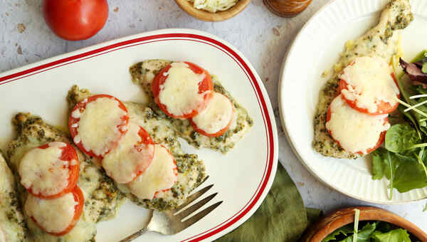 How To Make Baked Pesto Chicken